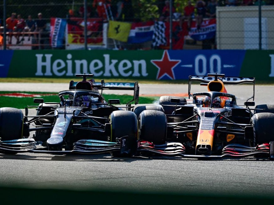 Lewis Hamilton and Max Verstappen took each other out of the Italian GP