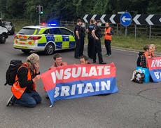 Climate activists disrupt M25 traffic for third time in a week