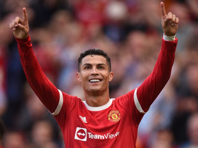 <p>Manchester United forward Cristiano Ronaldo</p>