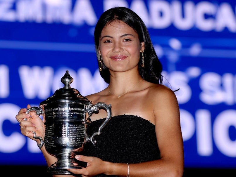 Emma Raducanu, 18, stormed to the US Open title this month