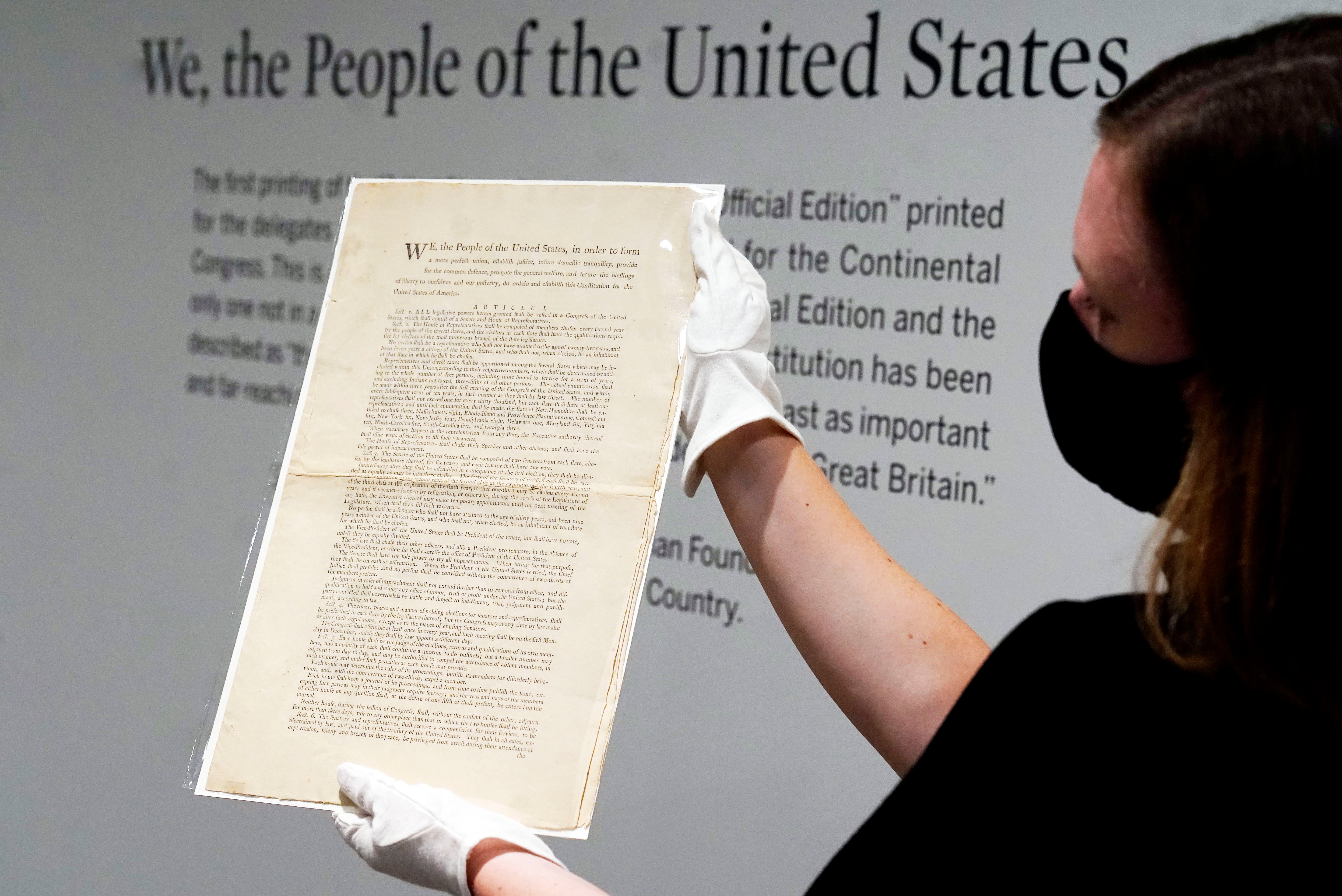 Auction US Constitution