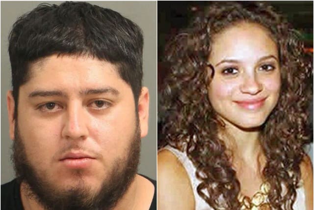 <p>Miguel Enrique Olivares, 28, has been charged with first degree murder in the 2012 death of UNC student Faith Hedgepeth</p>