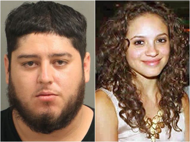 <p>Miguel Enrique Olivares, 28, has been charged with first degree murder in the 2012 death of UNC student Faith Hedgepeth</p>