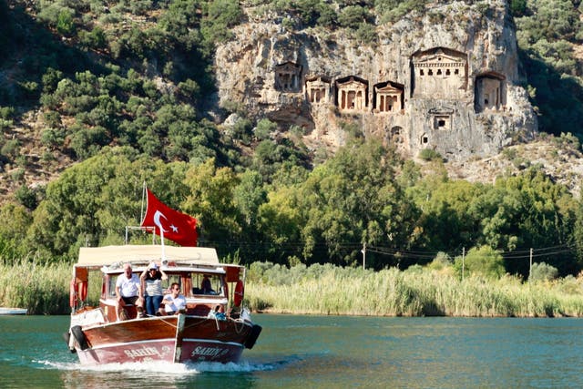 <p>Welcome sight: the Dalyan River in southern Turkey, now moved from the red list</p>
