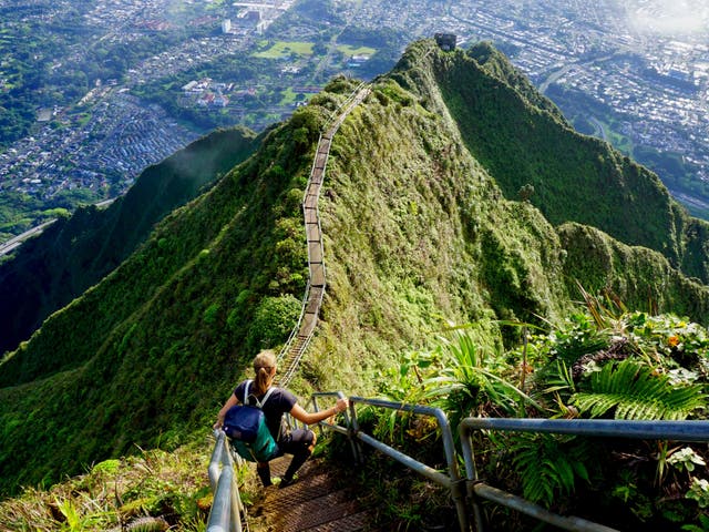 <p>The Friends of Haʻikū Stairs, a nonprofit lobbying to retain the scenic structure, filed a lawsuit to reverse the decision to demolish the stairs. </p>