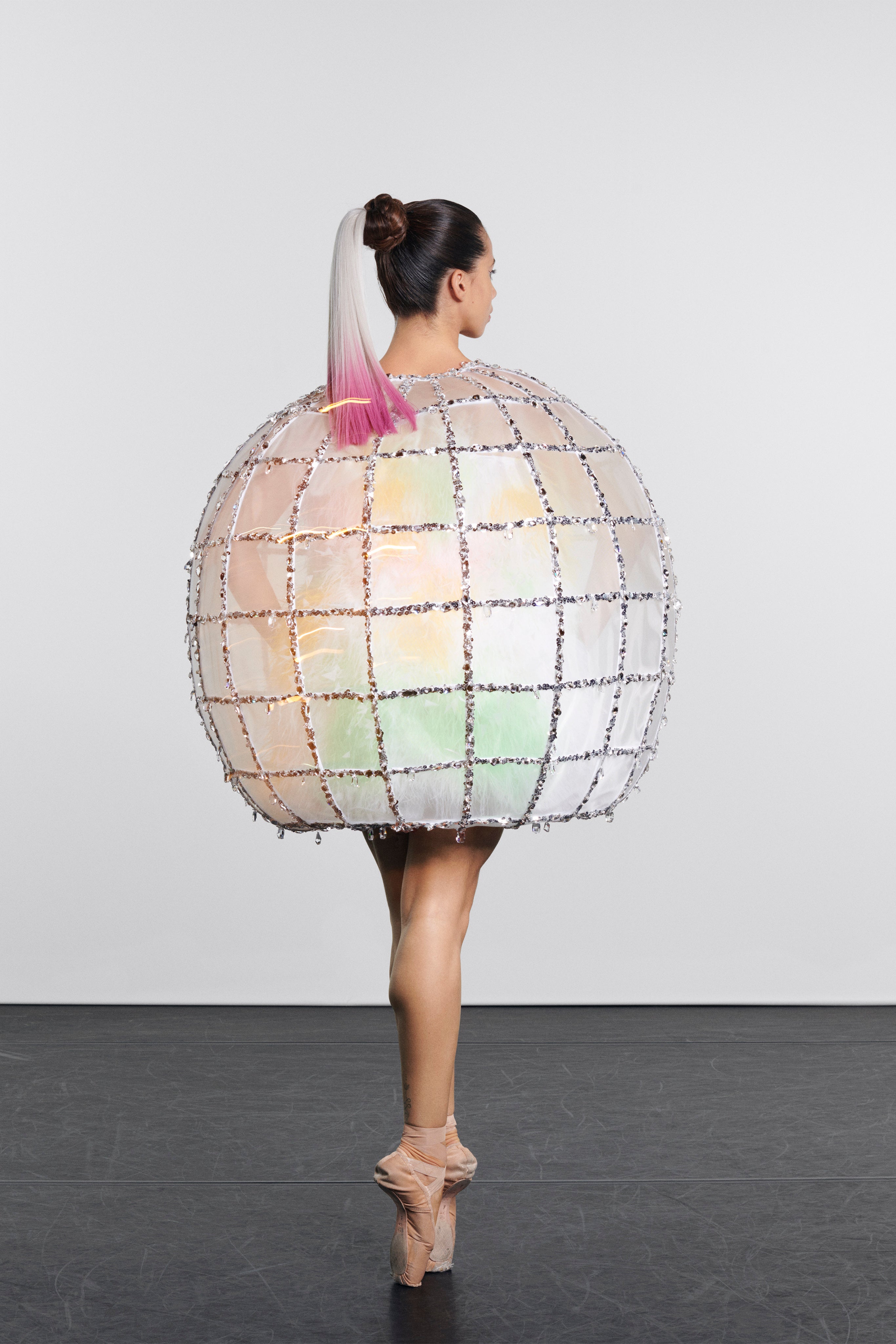 One of Halpern’s signature orb dresses