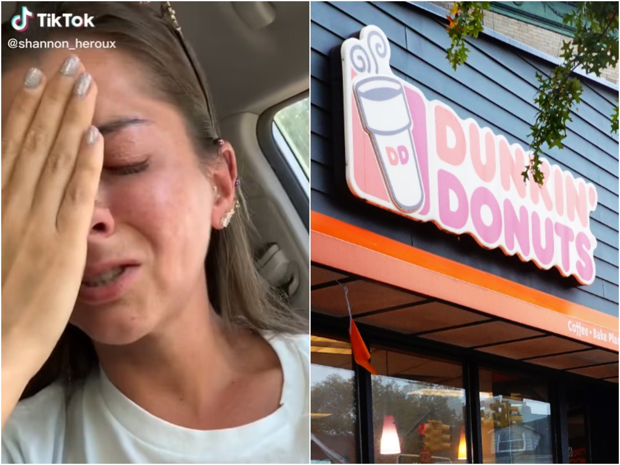 <p>Shannon Heroux, 32, said in emotional TikTok videos that she was denied service at Dunkin’ Donuts because they didn’t believe she was deaf</p>