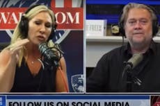 Marjorie Taylor Greene calls to shut down the government in wild Steve Bannon interview