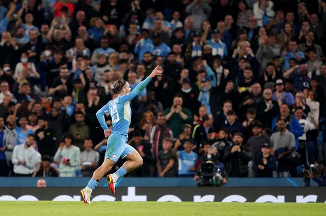 Jack Grealish impressed on his Champions League debut (Zac Goodwin/PA)