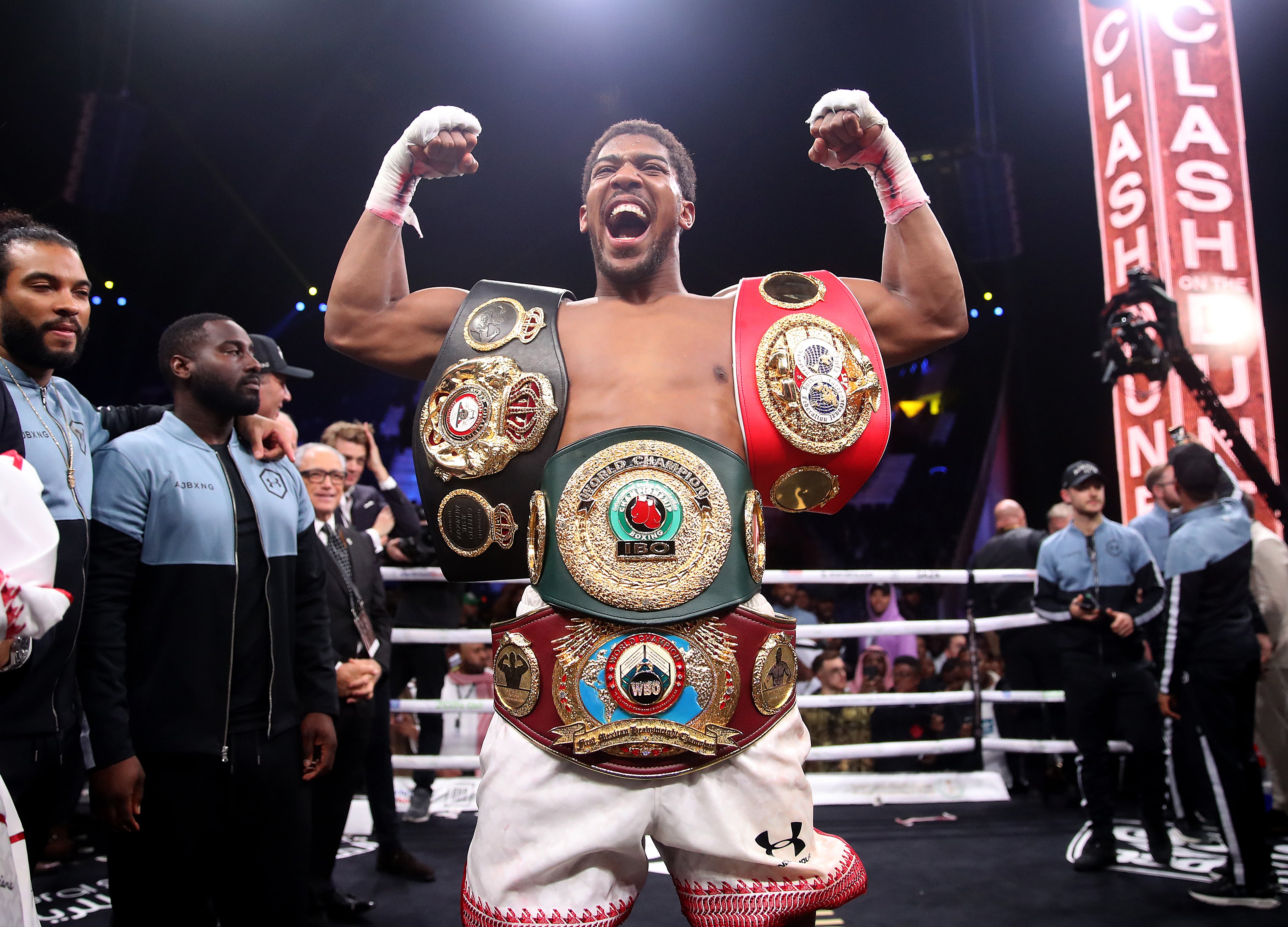 Anthony Joshua (pictured) says a fight with Tyson Fury will happen (Nick Potts/PA)