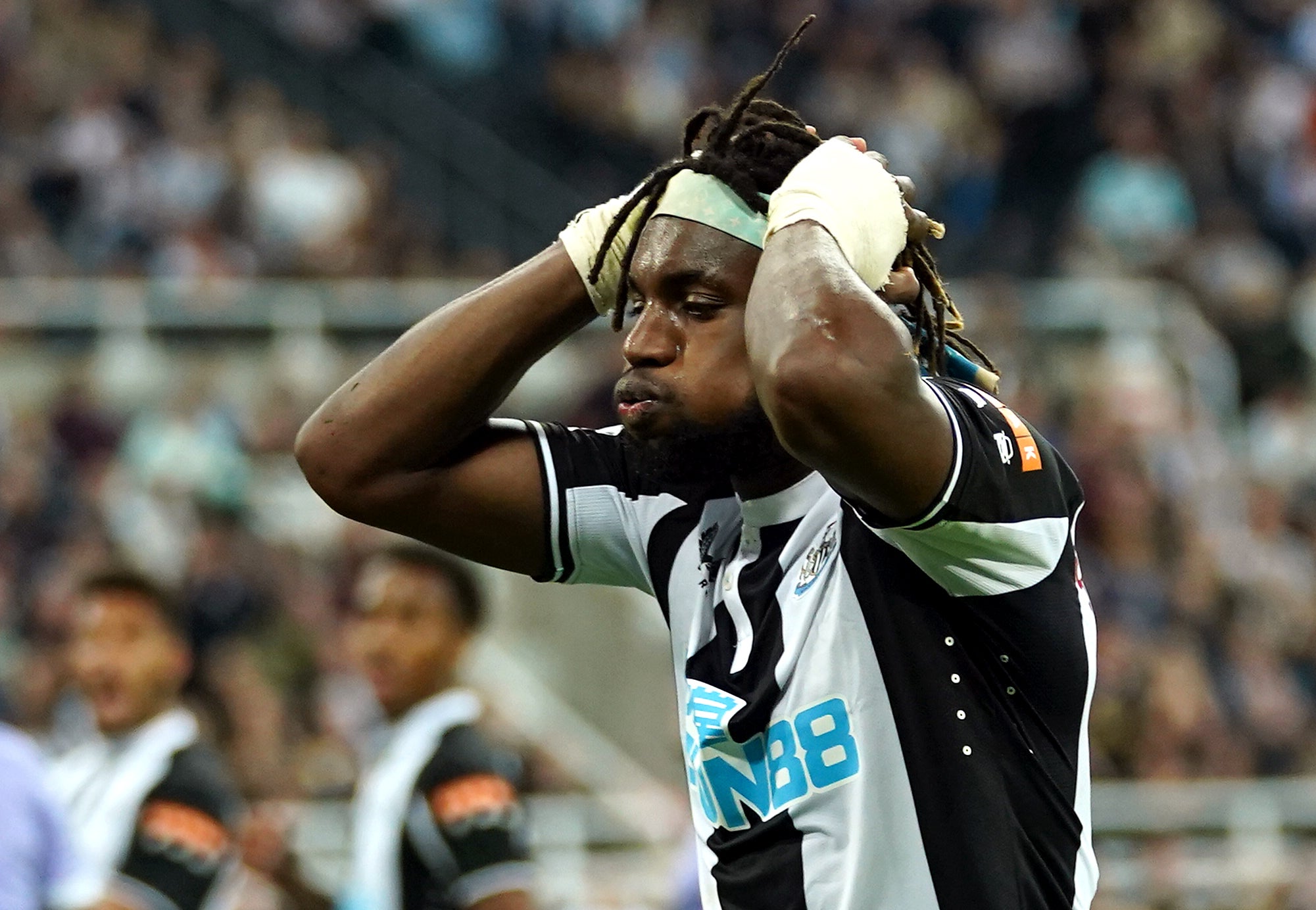 Newcastle’s Allan Saint-Maximin is confident there is more to come from him (Owen Humphreys/PA)