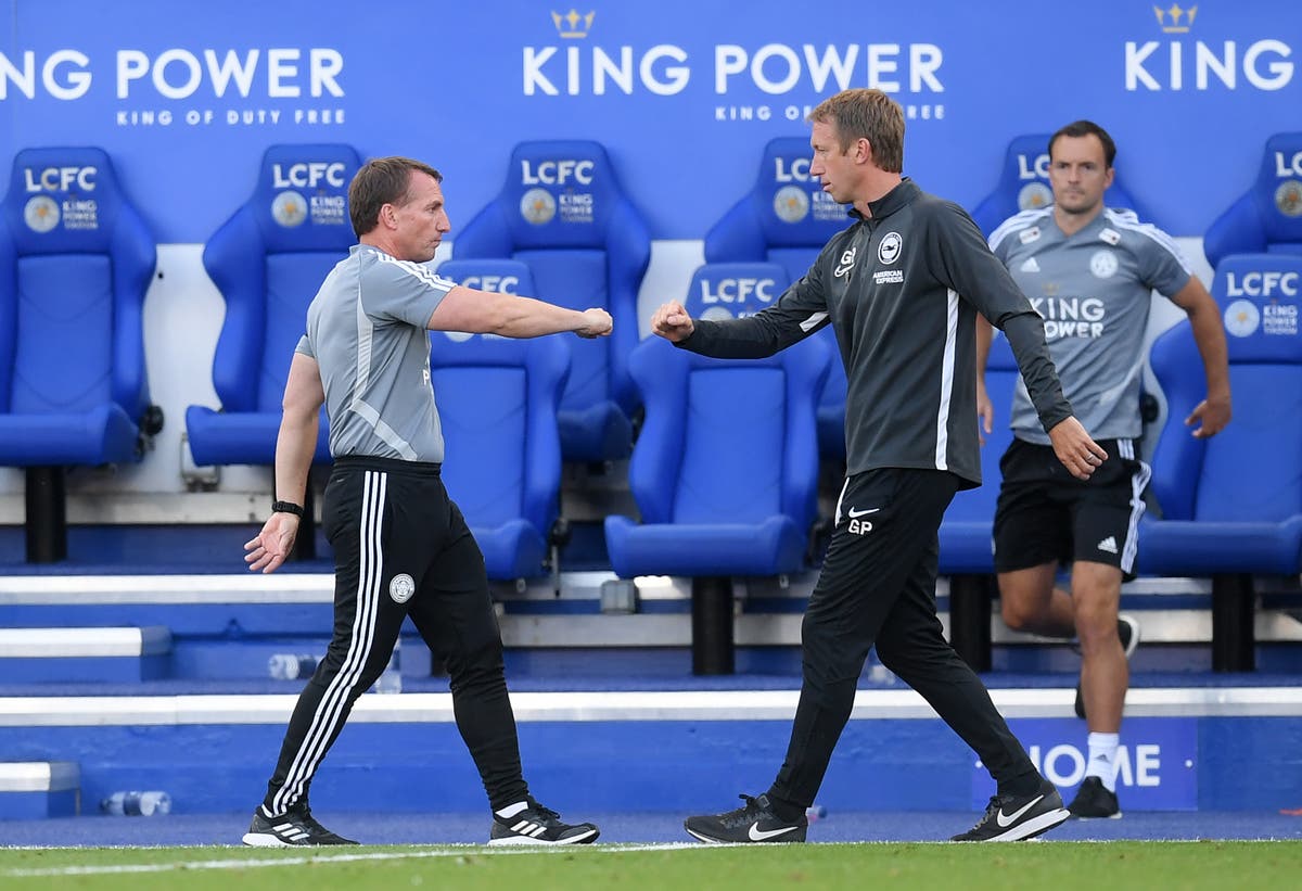 Graham Potter heaps praise on job Brendan Rodgers has done at Leicester
