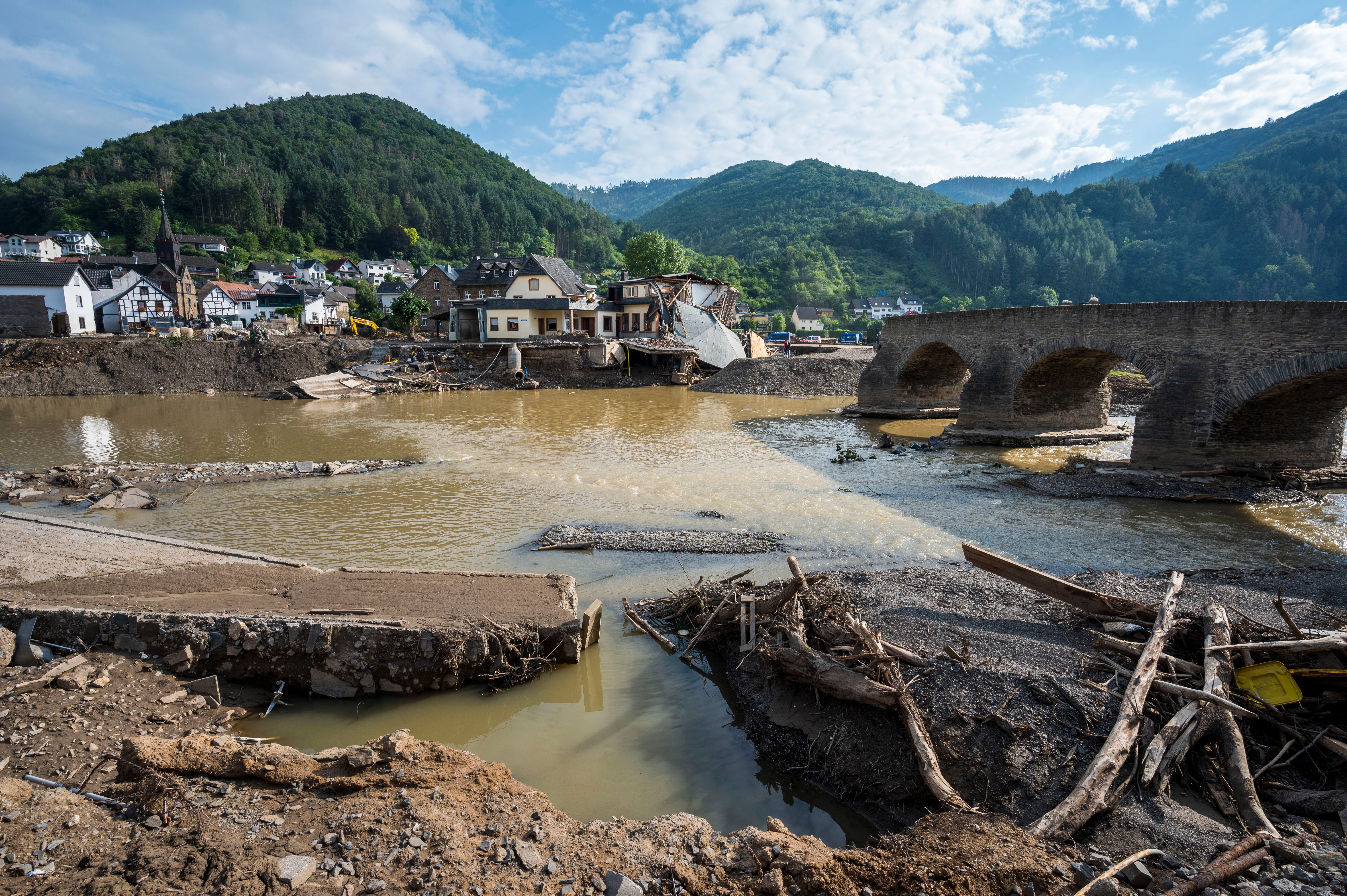 Catastrophic flash floods destroyed houses and roads in the Ahr Valley region. Many lost their lives