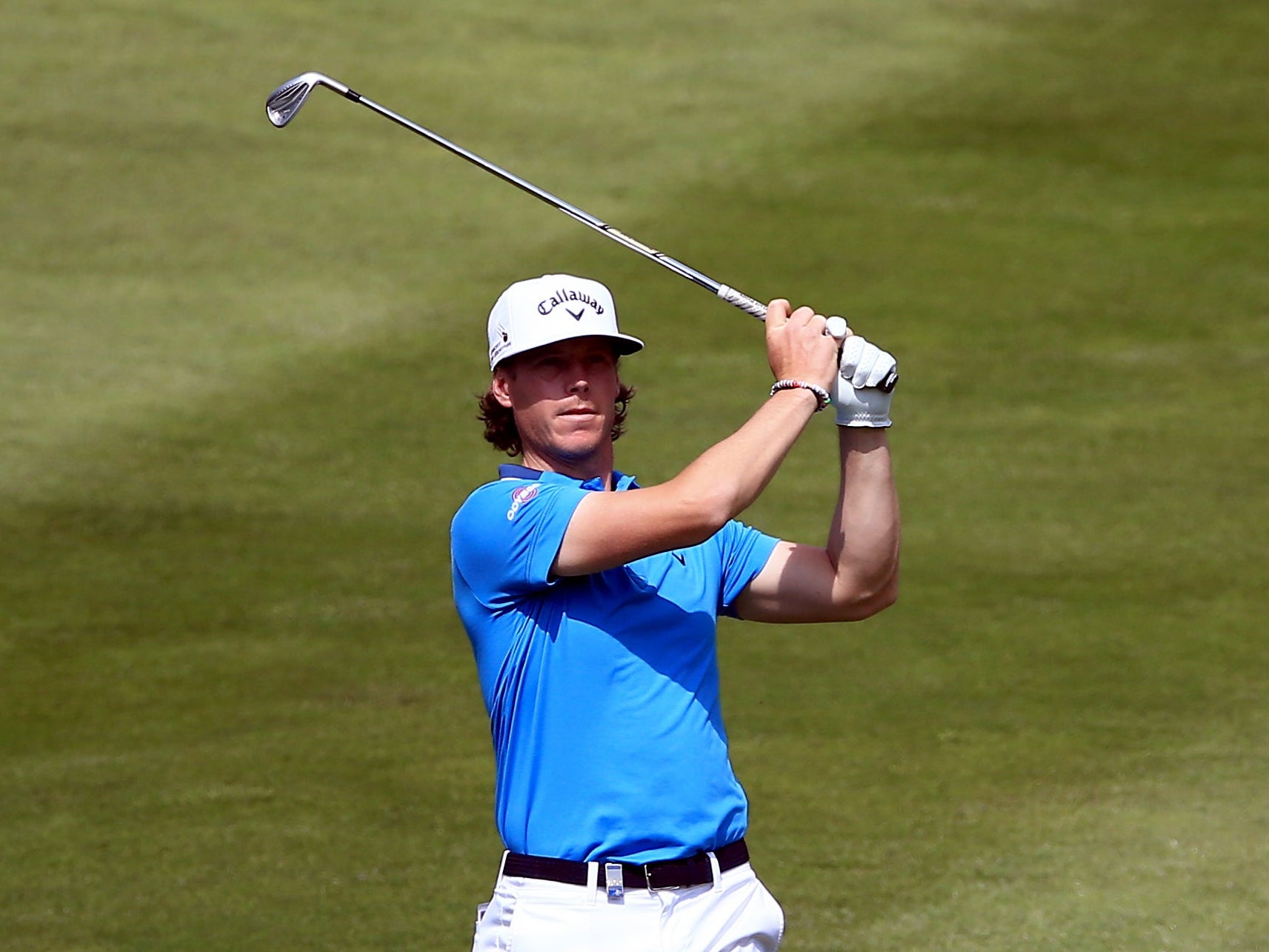 Kristoffer Broberg has an eight-shot lead (John Walton/PA)