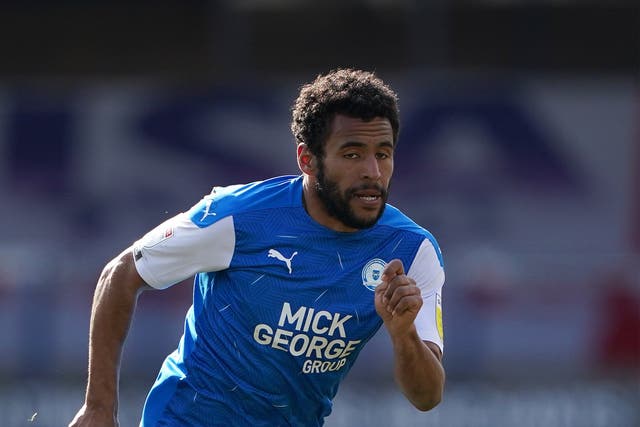 Peterborough’s Nathan Thompson reported an allegation of racist abuse (Zac Goodwin/PA)