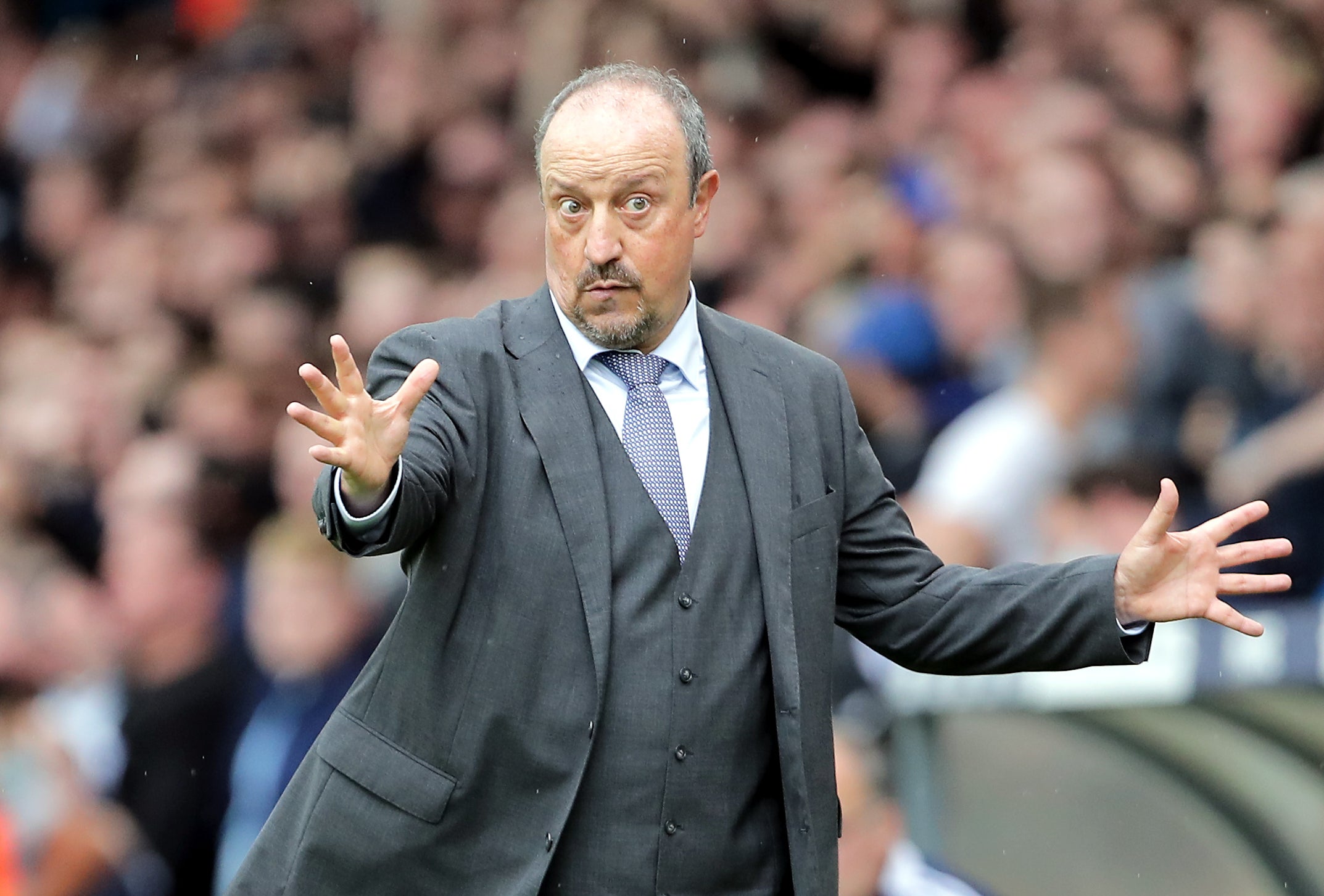 Rafael Benitez says Everton still have work to do (Richard Sellers/PA)