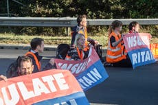 Caroline Lucas backs climate protests that blocked M25 because of ‘existential crisis’