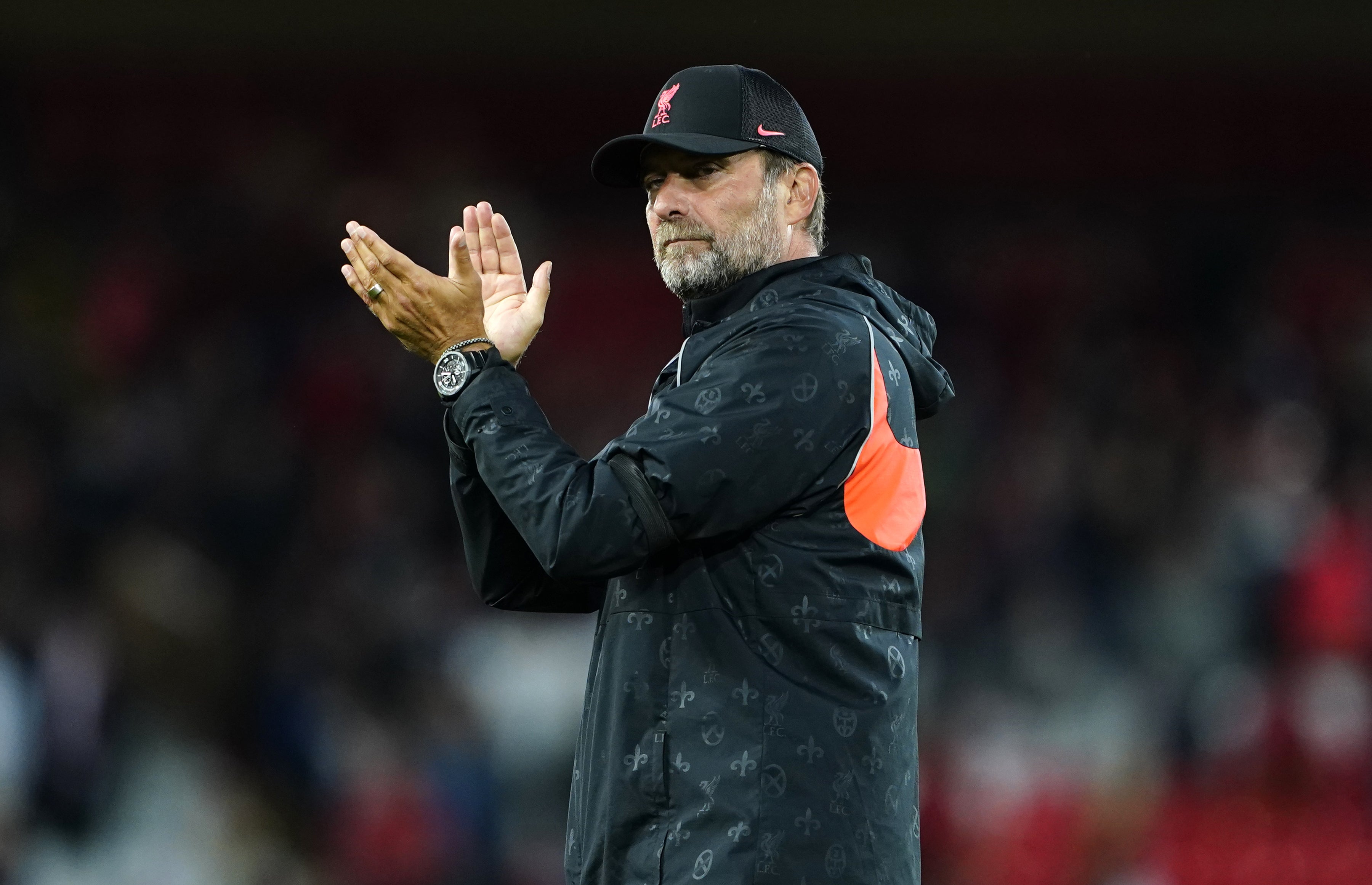 Liverpool manager Jurgen Klopp has full confidence in the depth of his squad (Peter Byrne/PA)