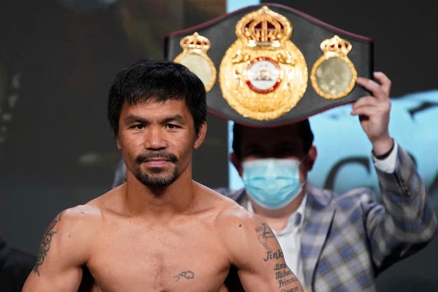 <p>Pacquiao has asked the people of the Philippines to support him in his bid to be the president </p>