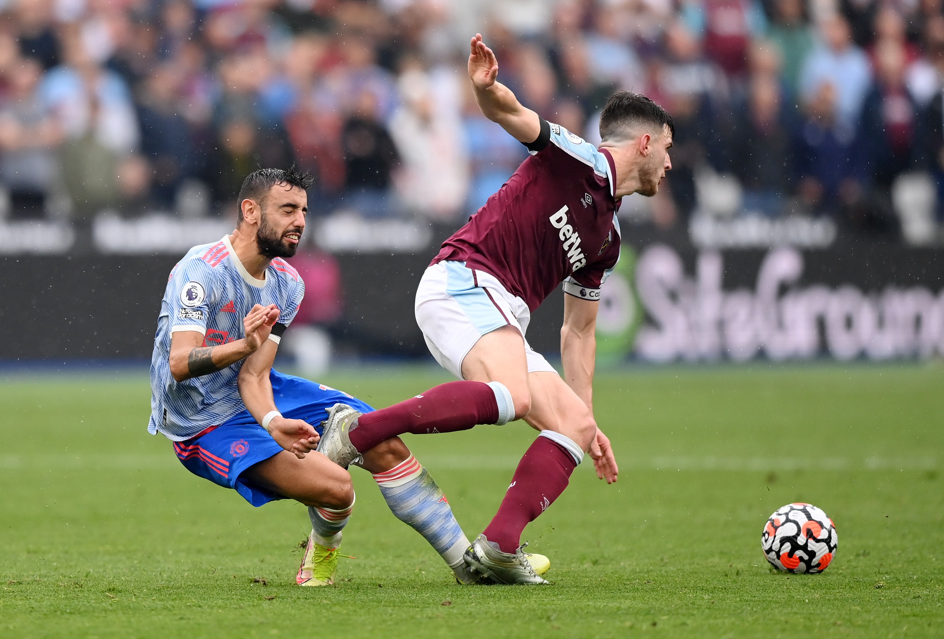 Declan Rice was dependable for the Hammers