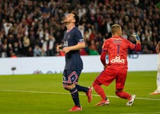 PSG snatch last-gasp win but Lionel Messi’s wait for first goal goes on