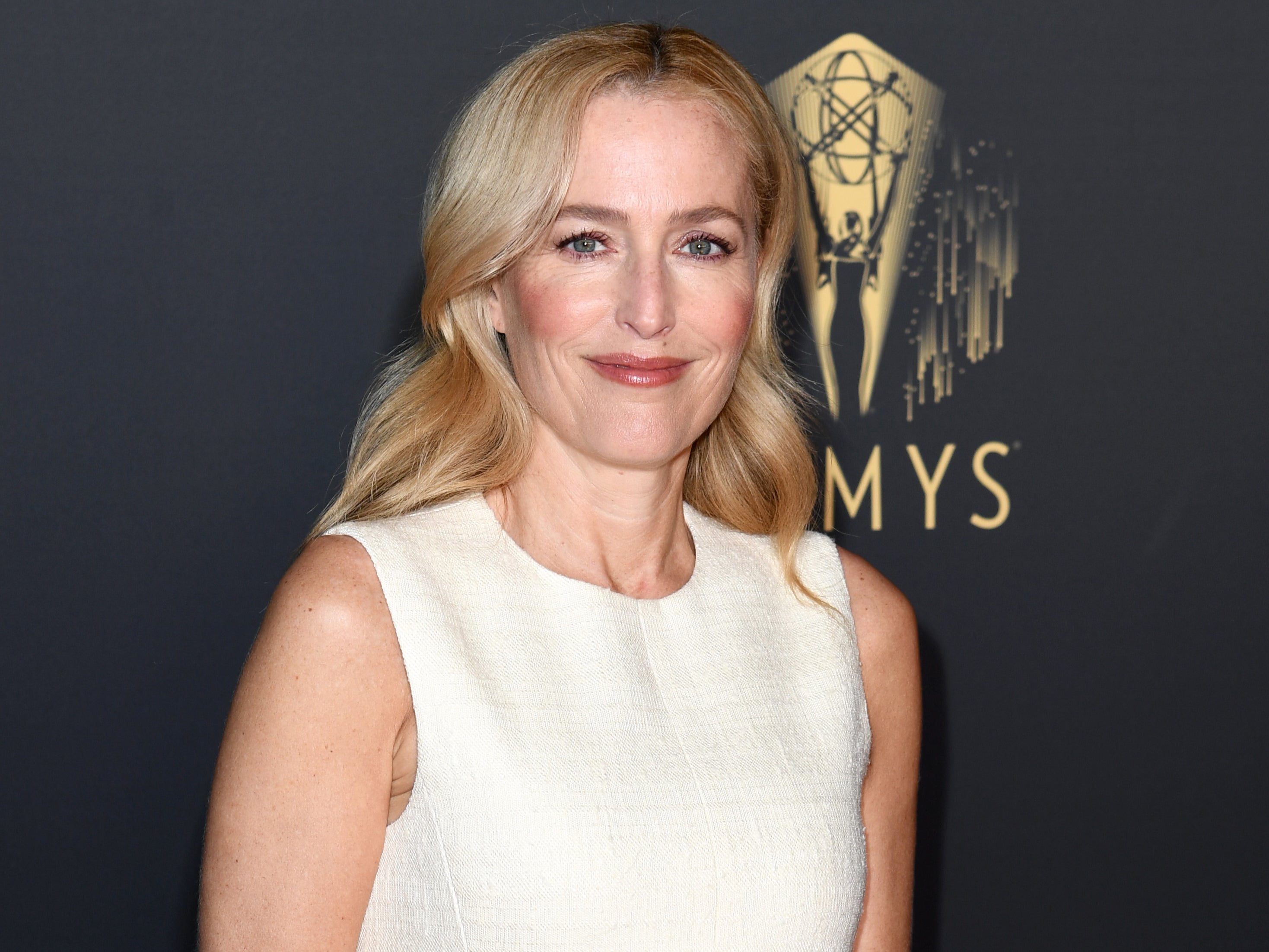 Gillian Anderson at the 73rd Primetime Emmys in London