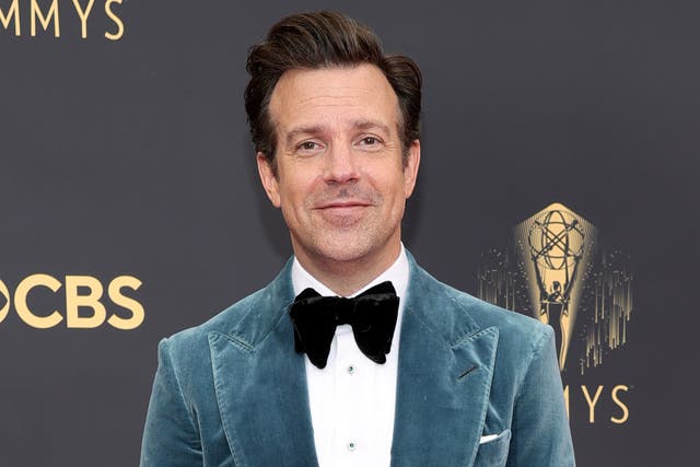 <p>Jason Sudeikis at the 73rd Primetime Emmy Awards on 19 September 2021 in Los Angeles, California</p>