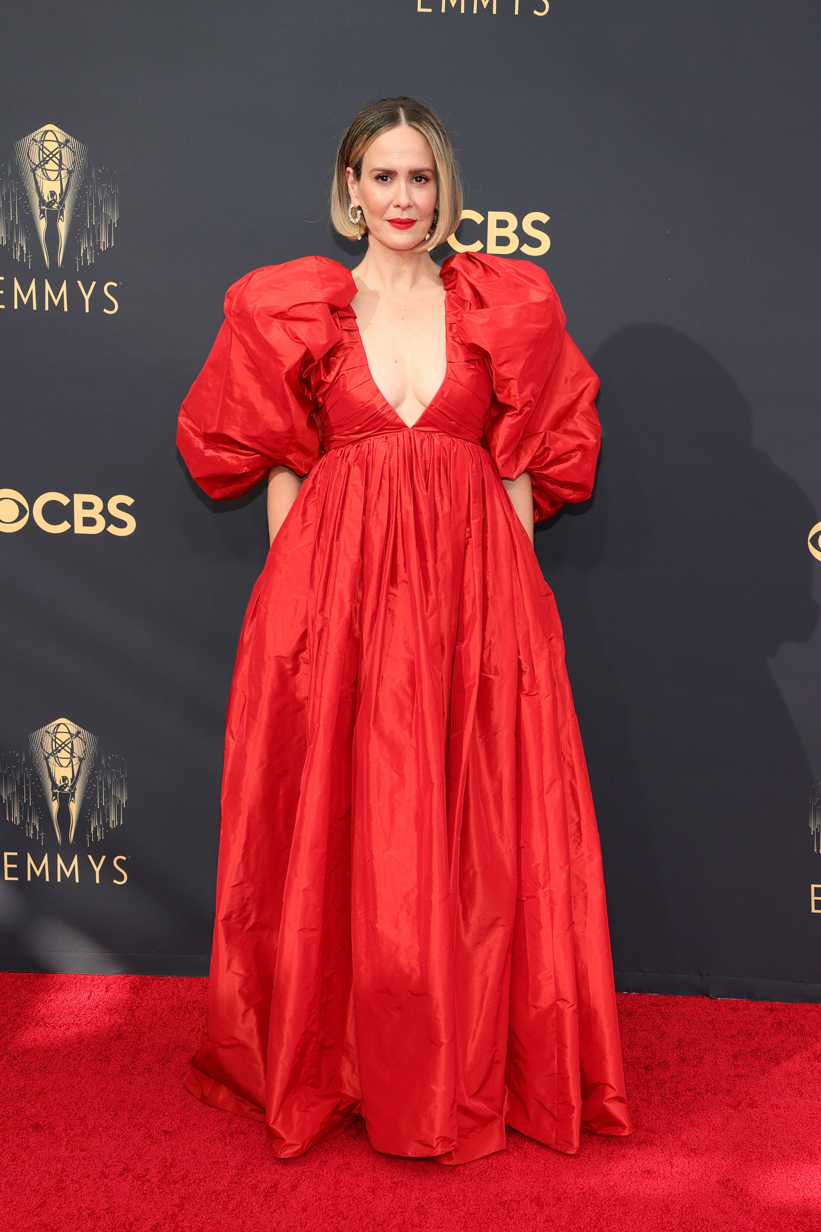 Sarah Paulson at the 2021 Emmy Awards