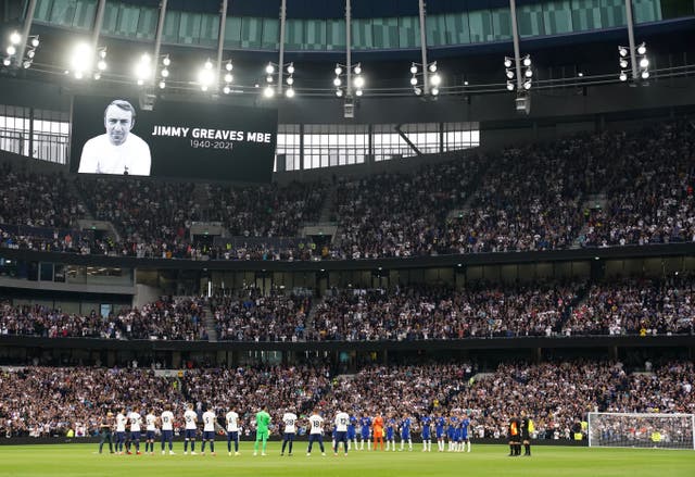 Jimmy Greaves died aged 81 on Sunday (Tim Goode/PA)