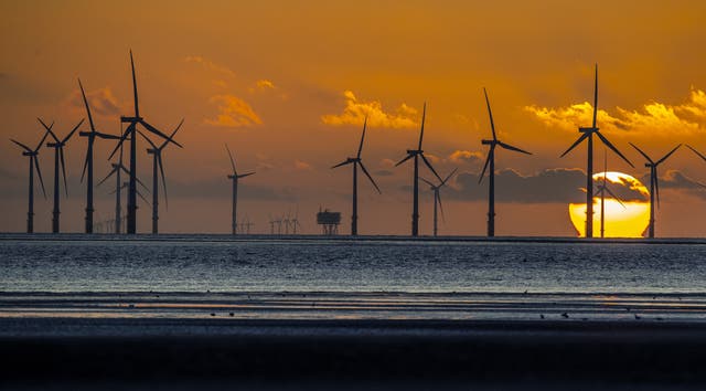 SSE is a major builder of offshore wind farms (Peter Byrne/PA)