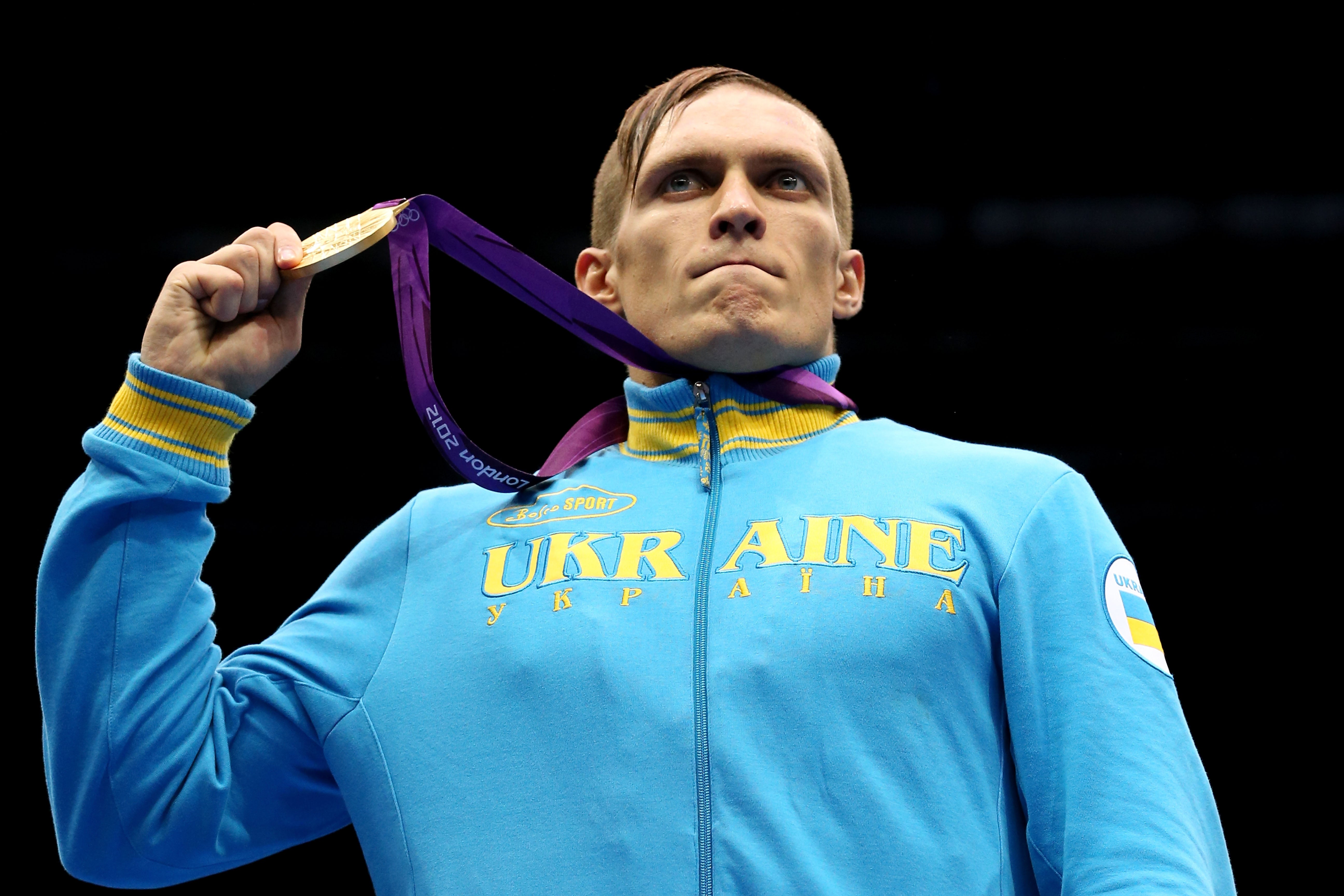 Oleksandr Usyk won gold at the 2012 Olympic Games in London