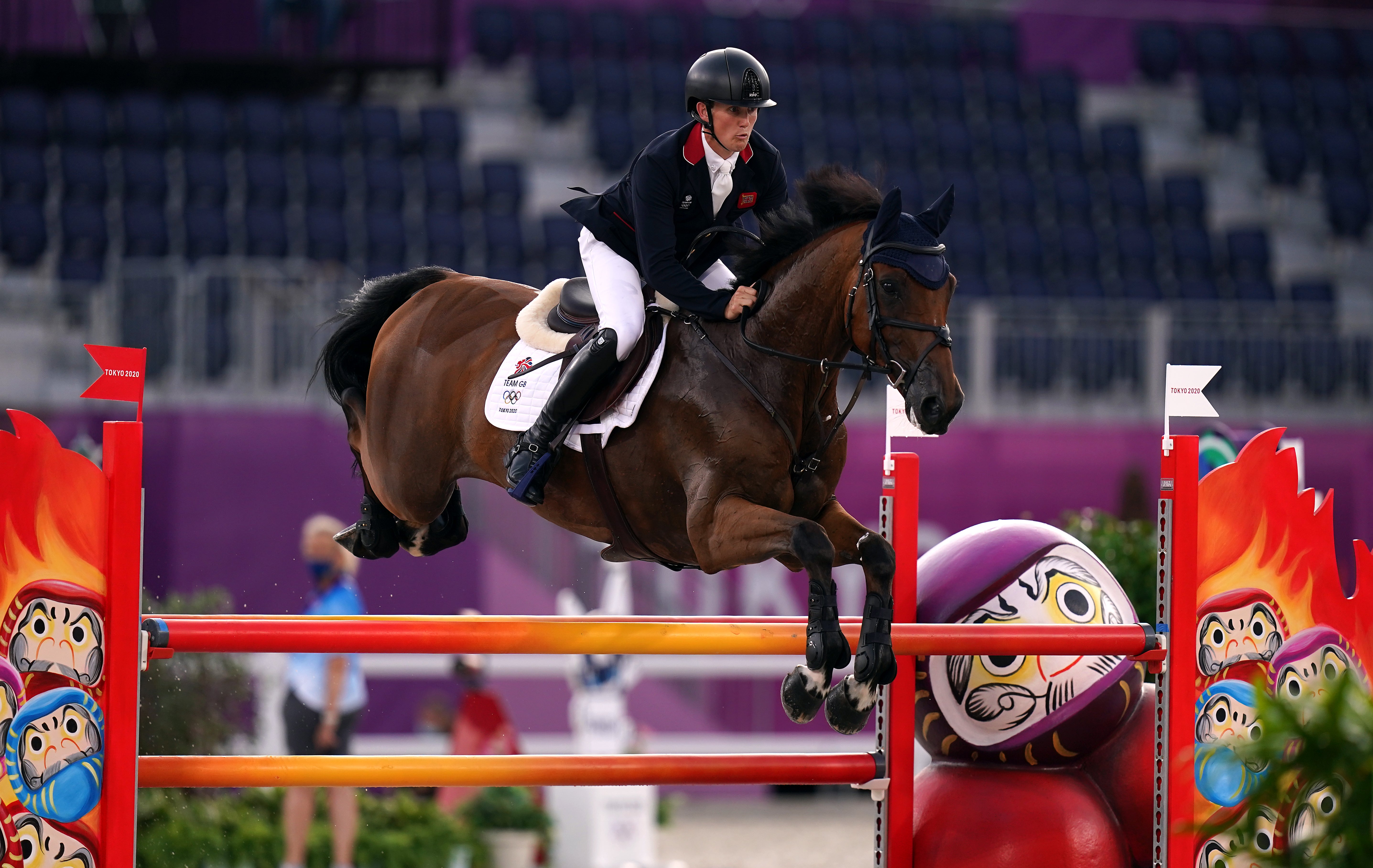 Tom McEwen in action during the Tokyo Olympics (Adam Davy/PA)