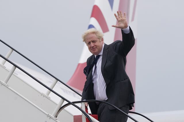 <p>Boris Johnson is hoping to raise climate funds for poorer nations ahead of Cop26 </p>