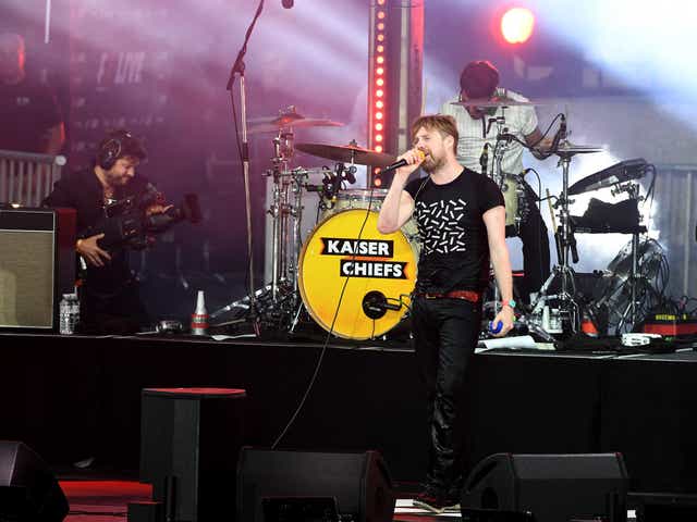 <p>The Kaiser Chiefs, who formed in Leeds, will play the Saturday </p>