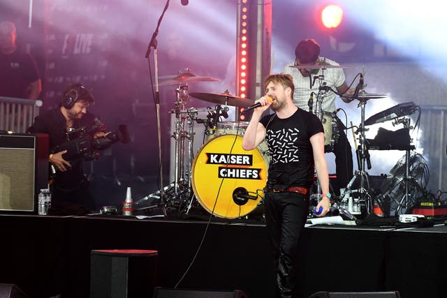 <p>The Kaiser Chiefs, who formed in Leeds, will play the Saturday </p>