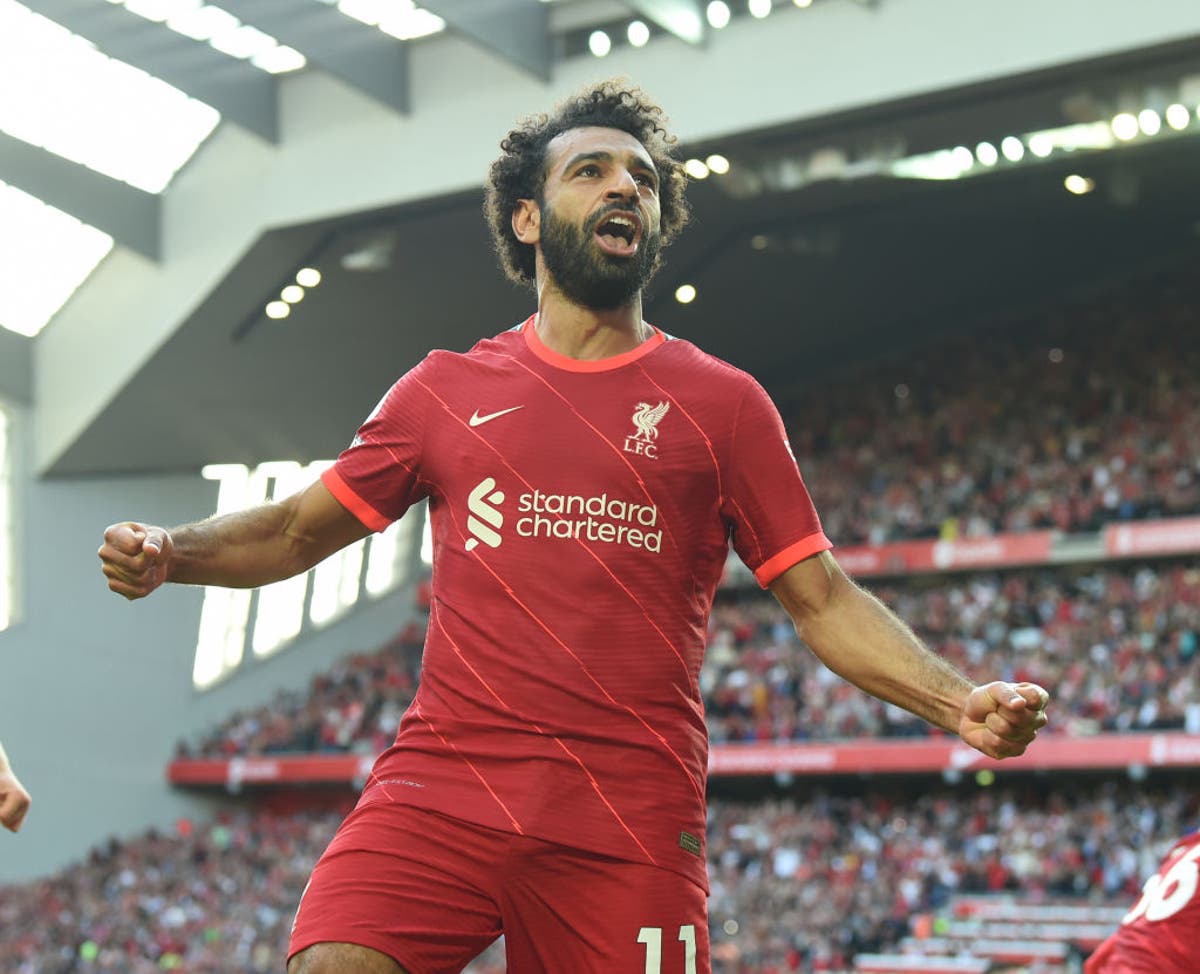 Premier League Golden Boot 21 Mohamed Salah Bruno Fernandes And Michail Antonio Goals So Far This Season The Independent