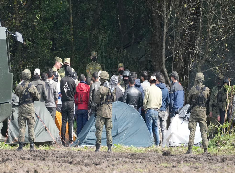 POLONIA-BIELORRUSIA-MIGRANTES