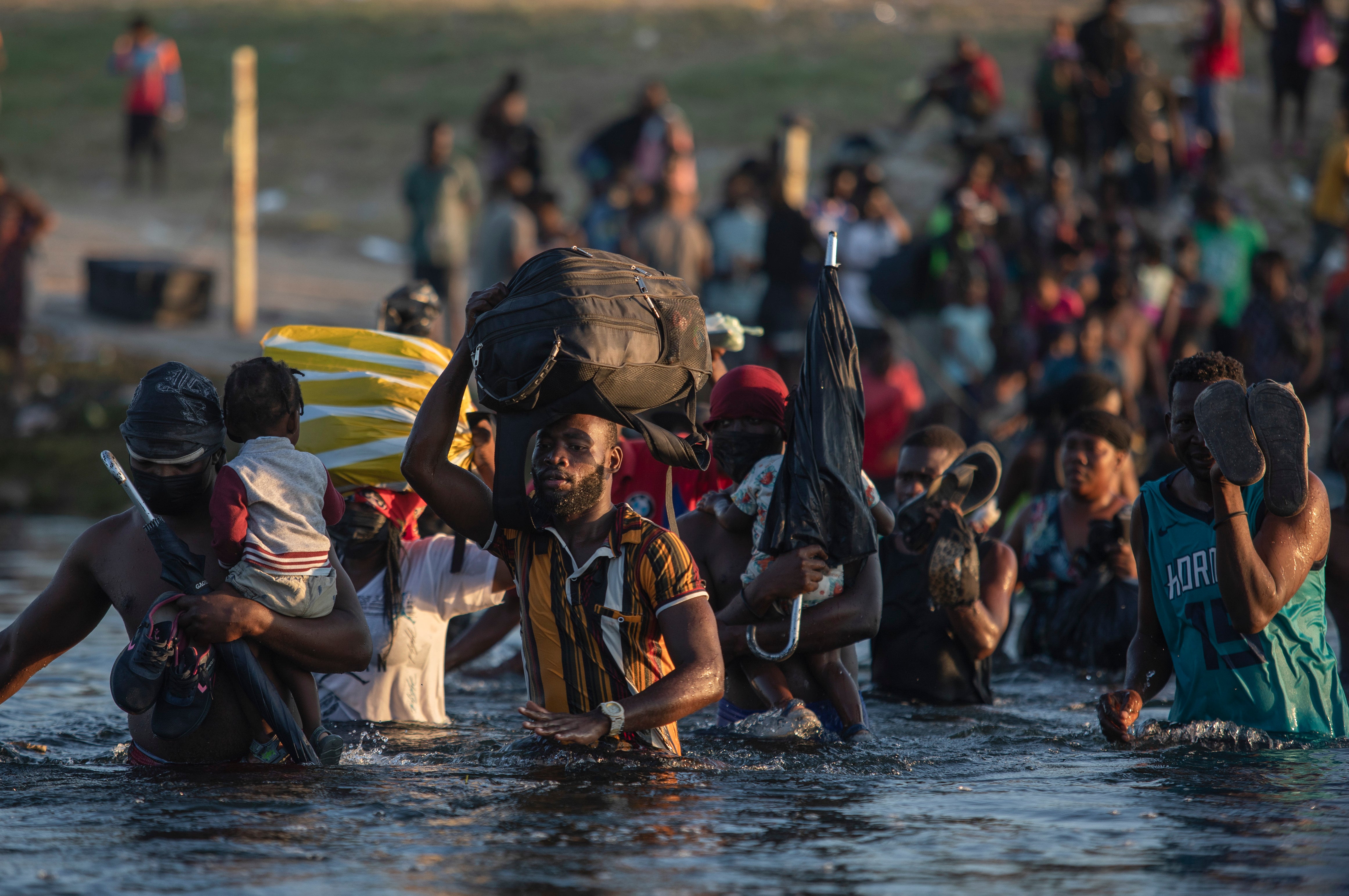 Mexico US Border Migrant Camp