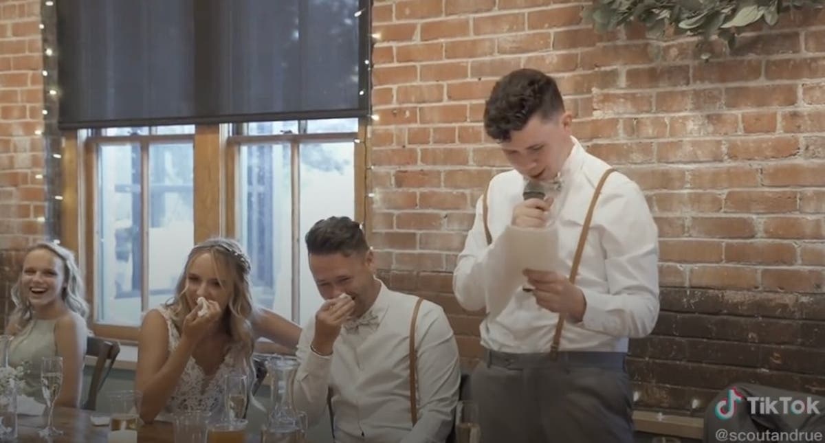 Groom’s autistic brother goes viral for touching best man’s speech