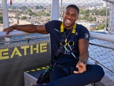 Anthony Joshua ‘solid as a rock’ at new lighter weight ahead of Oleksandr Usyk fight