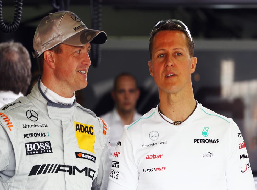 <p>Ralf and Michael Schumacher raced together in the Formula 1</p>