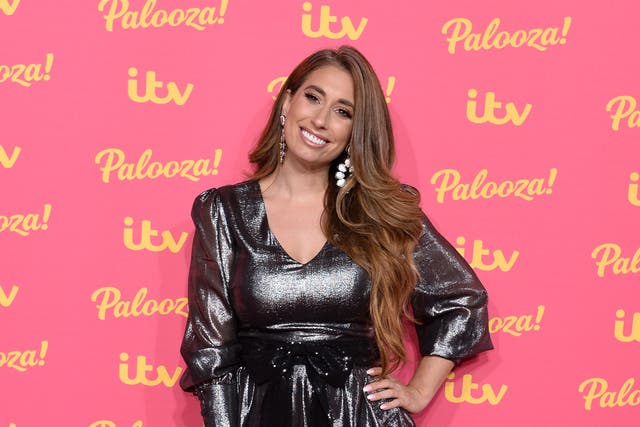 <p>Stacey Solomon at the ITV Palooza in 2019</p>
