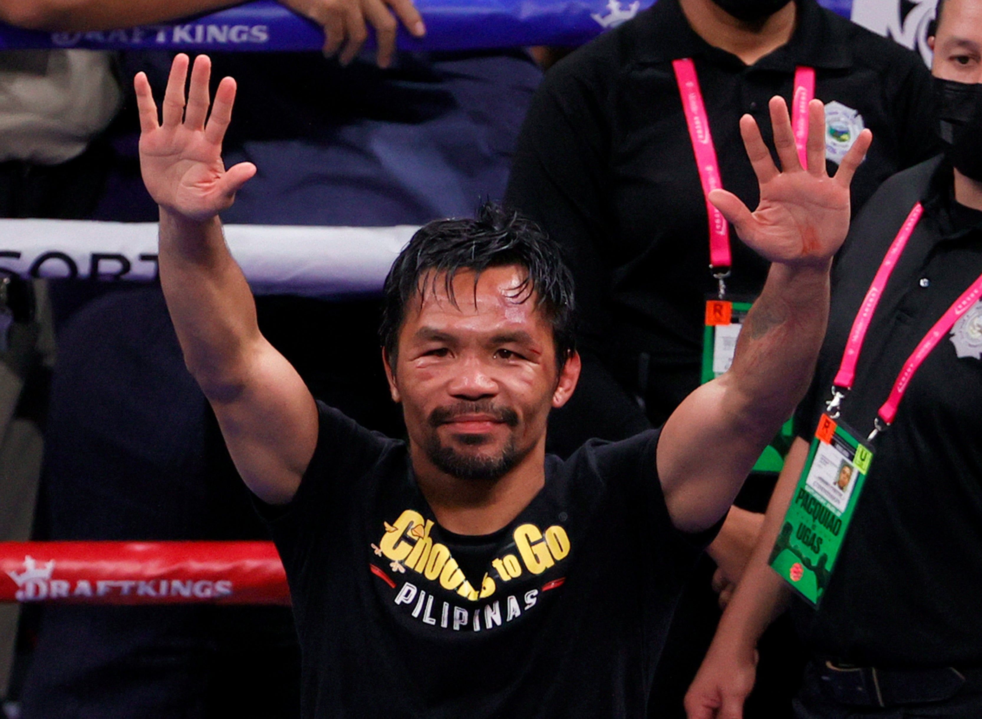 Manny Pacquiao hasn’t officially hung up his gloves