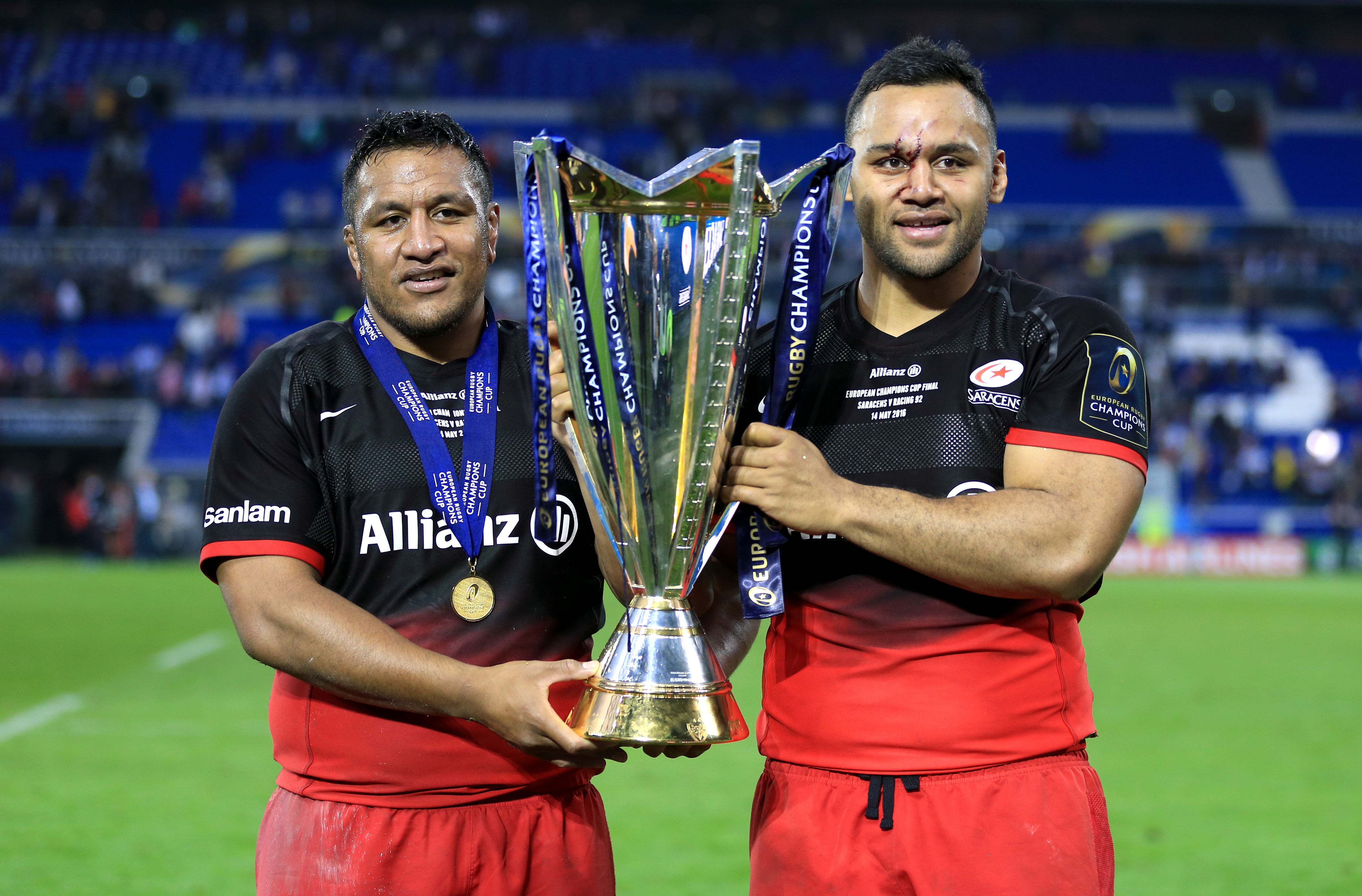 Mako (left) and Billy (right) Vunipola face a battle to win back their England places (Adam Davy/PA)