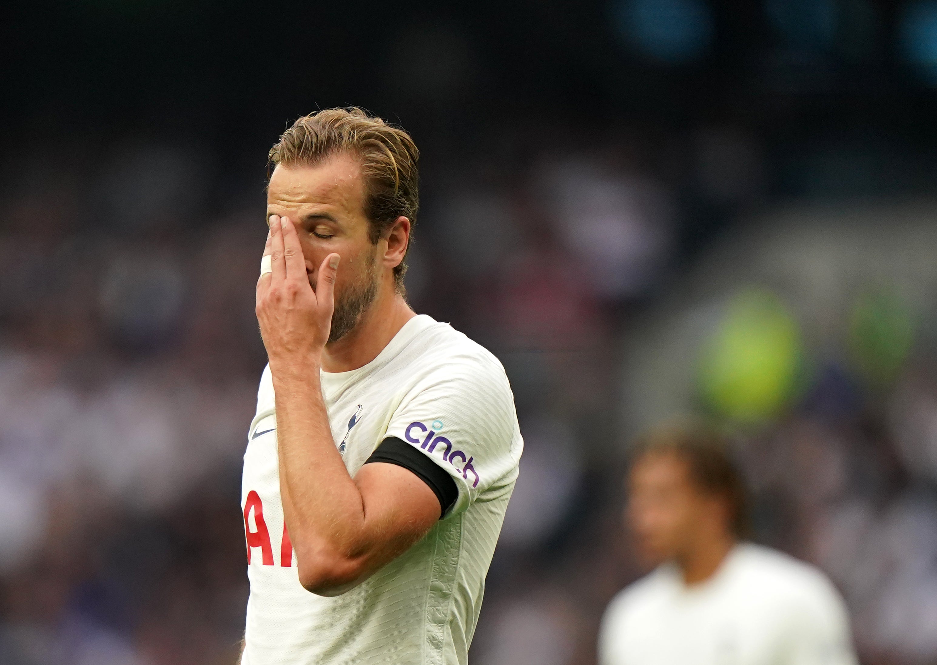 Harry Kane has yet to score for Tottenham in four Premier League appearances this season (Tim Goode/PA)