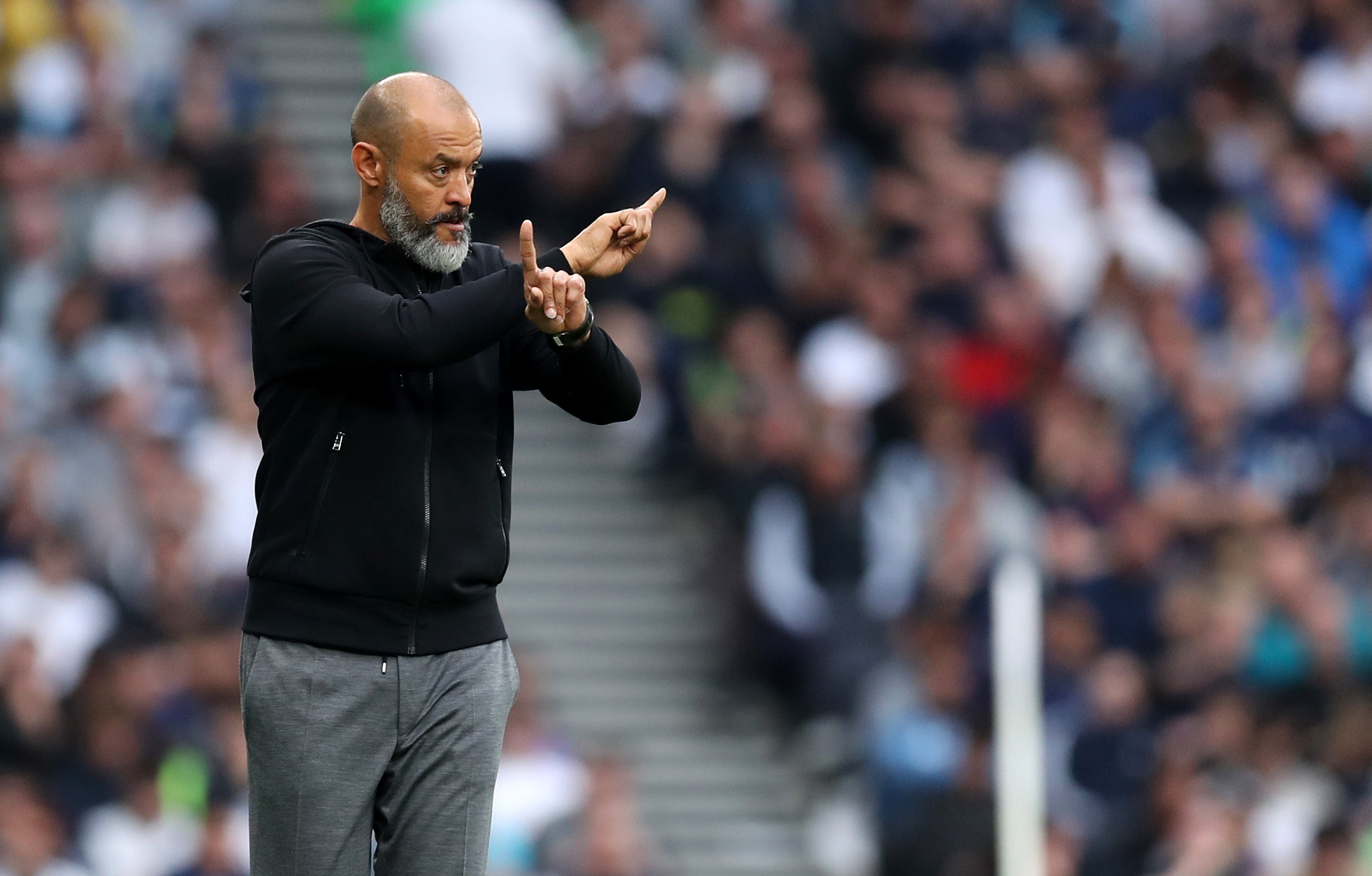 Spurs manager Nuno Espirito Santo faces a second return to Wolves on Wednesday