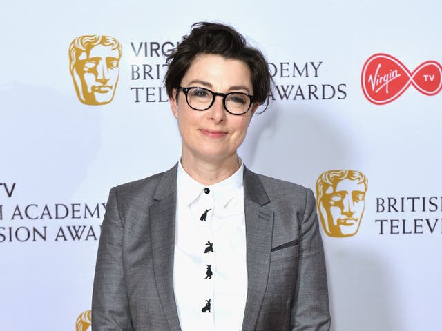 <p>Sue Perkins at the Virgin TV BAFTA nominees’ party in London, 2019</p>