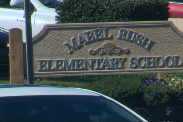 <p>Mabel Rush Elementary School in Newberg</p>
