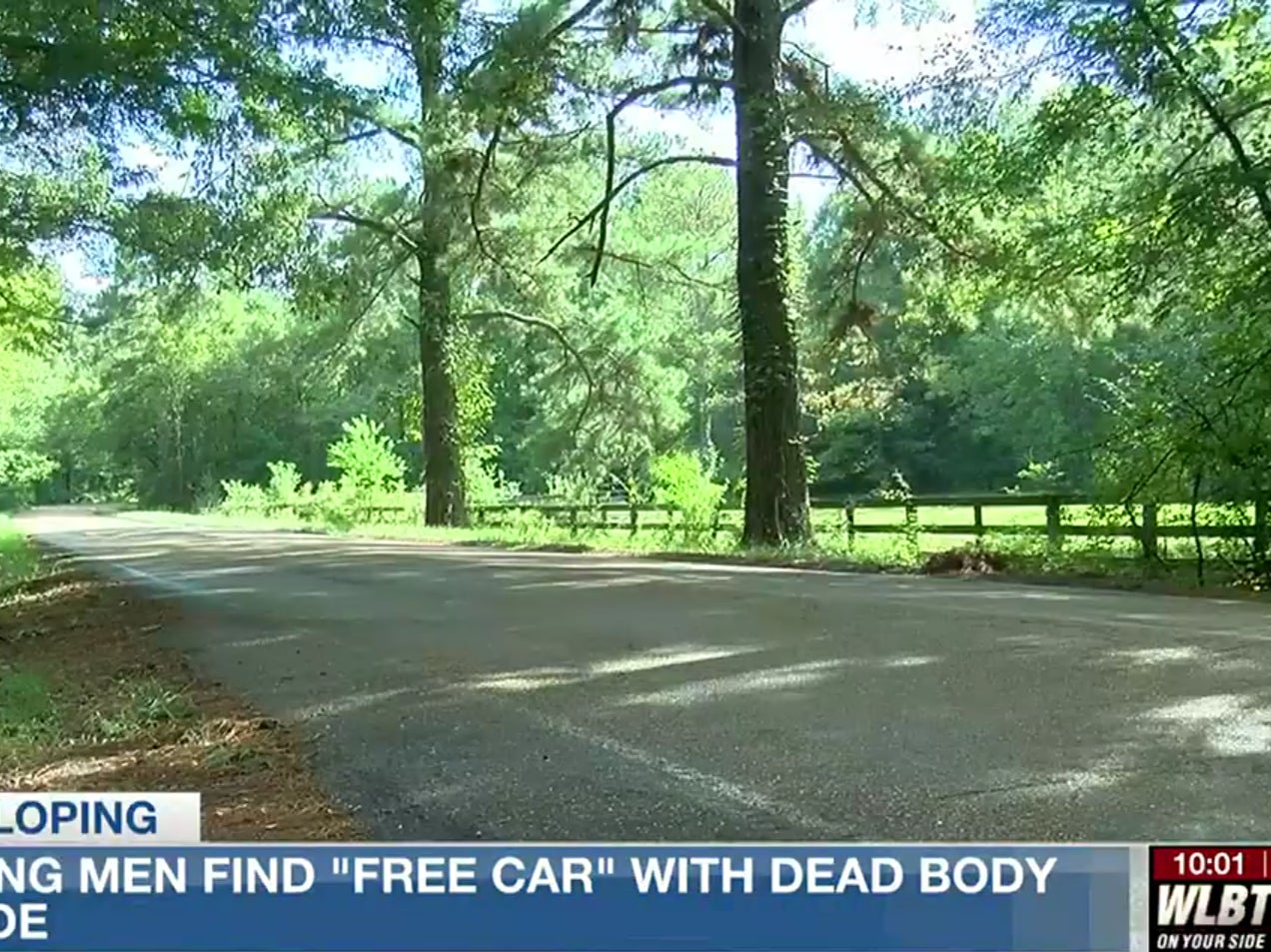 The location where a ‘free car’ was allegedly taken from, in Mississippi