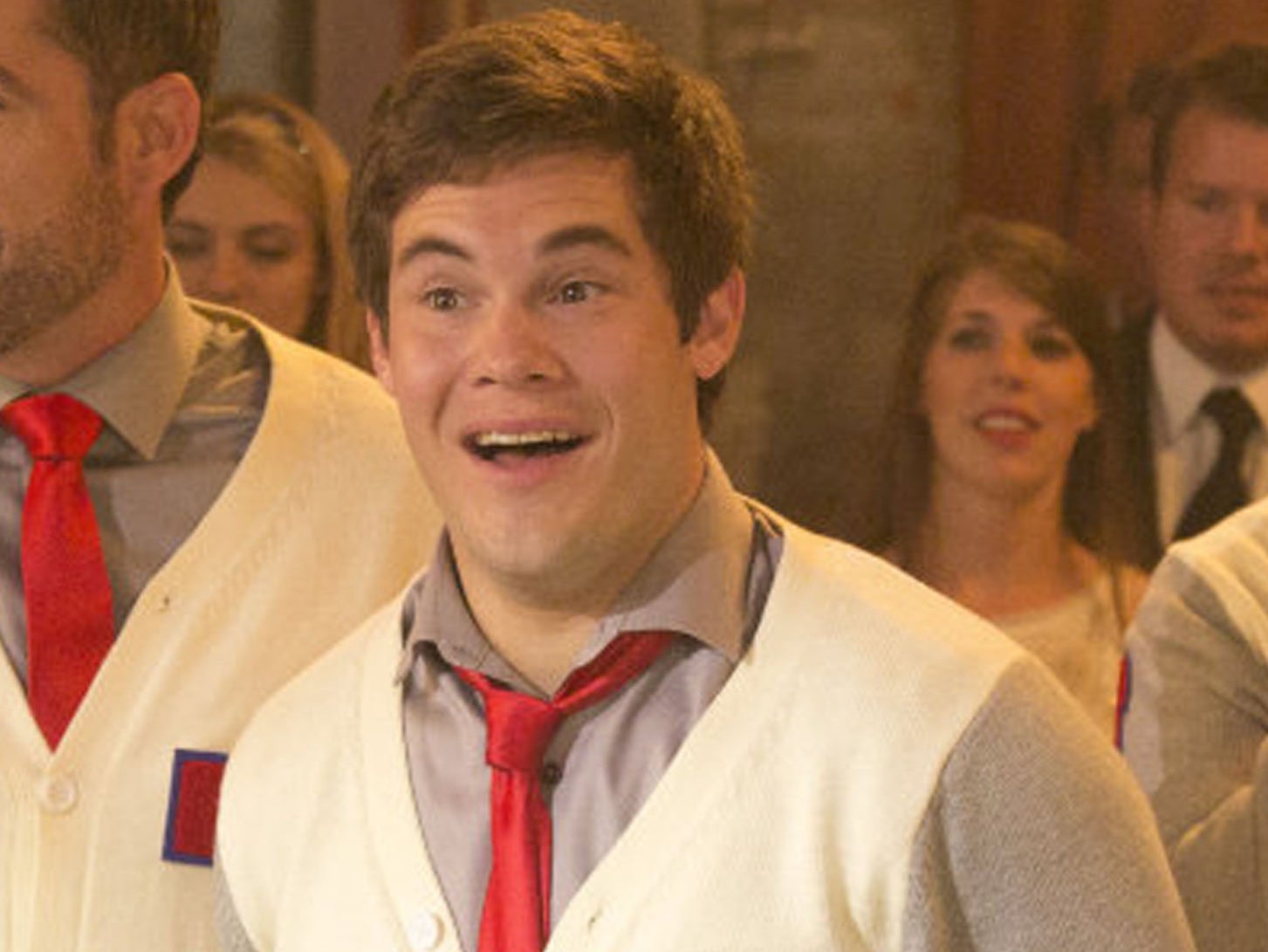 <p>Adam DeVine in ‘Pitch Perfect 2’</p>